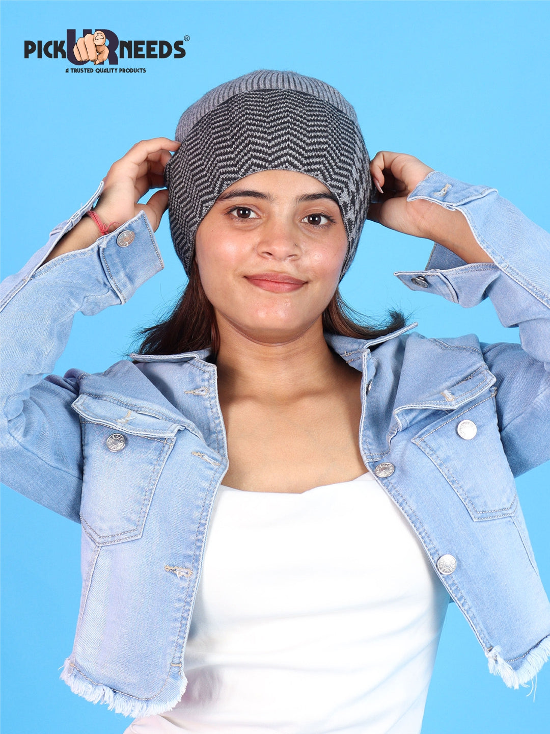 Pick Ur Needs Winter Cuff Beanie Cap – Double-Layered Warm Winter Hat