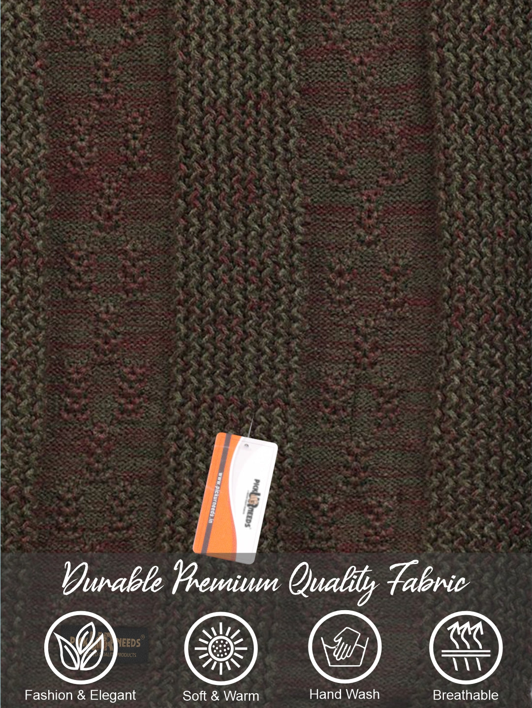 Pick Ur Needs Women’s Knitted Winter Scarf – Soft, Warm & Stylish Casual Long Muffler Stole for Girls