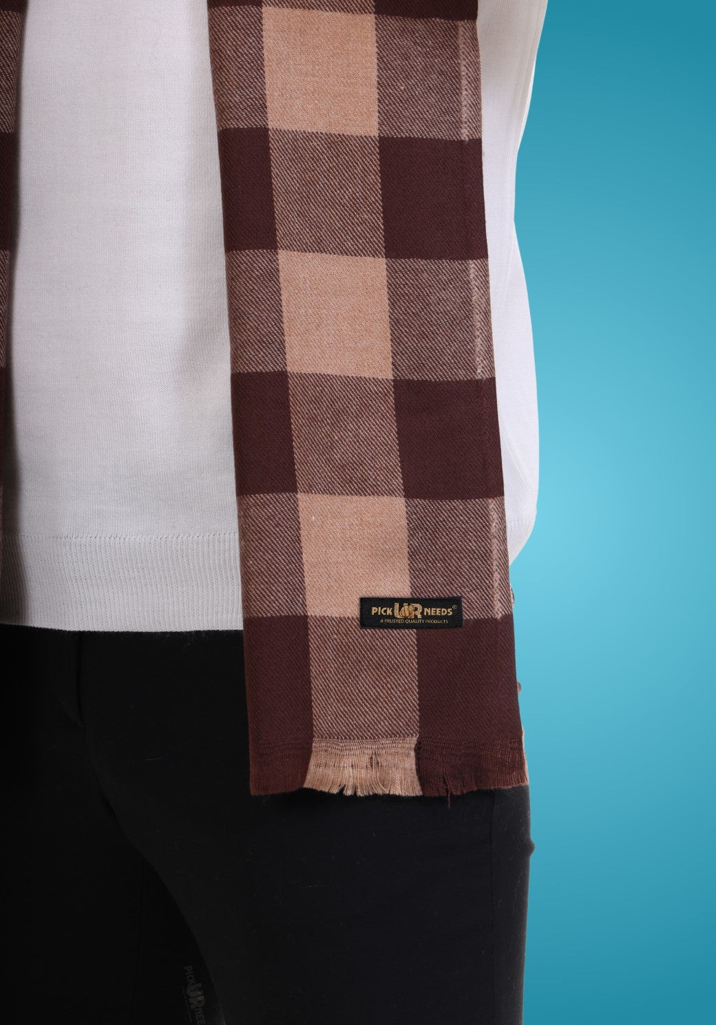 Pick Ur Needs Stylish Men’s Muffler – Warm, Soft & Trendy Winter Accessory
