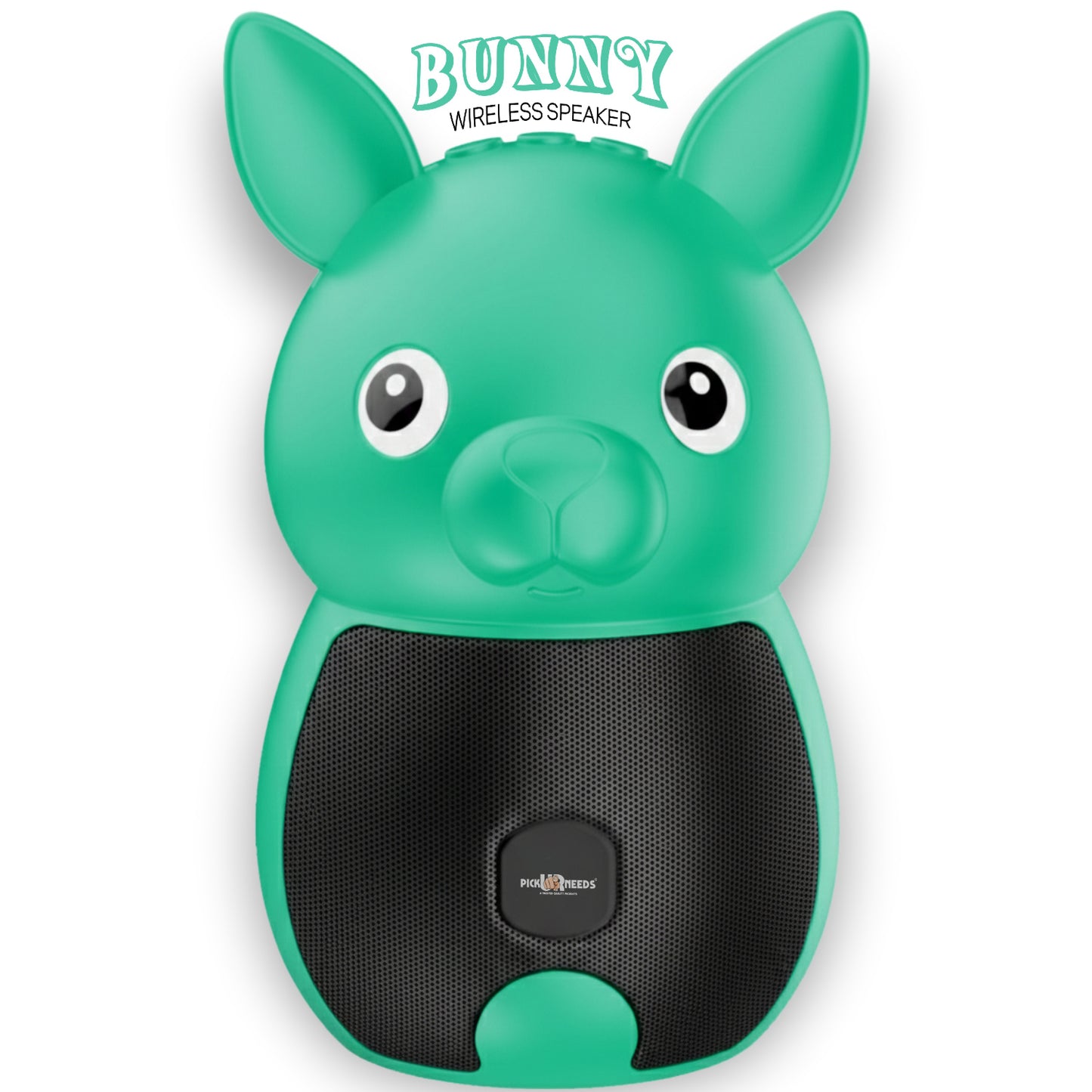 Pick Ur Needs Bunny Bluetooth Speaker | Cute Portable Wireless Speakers with TWS, FM Radio, USB & TF Card | Rechargeable Mini Speaker for Kids & Desk Use
