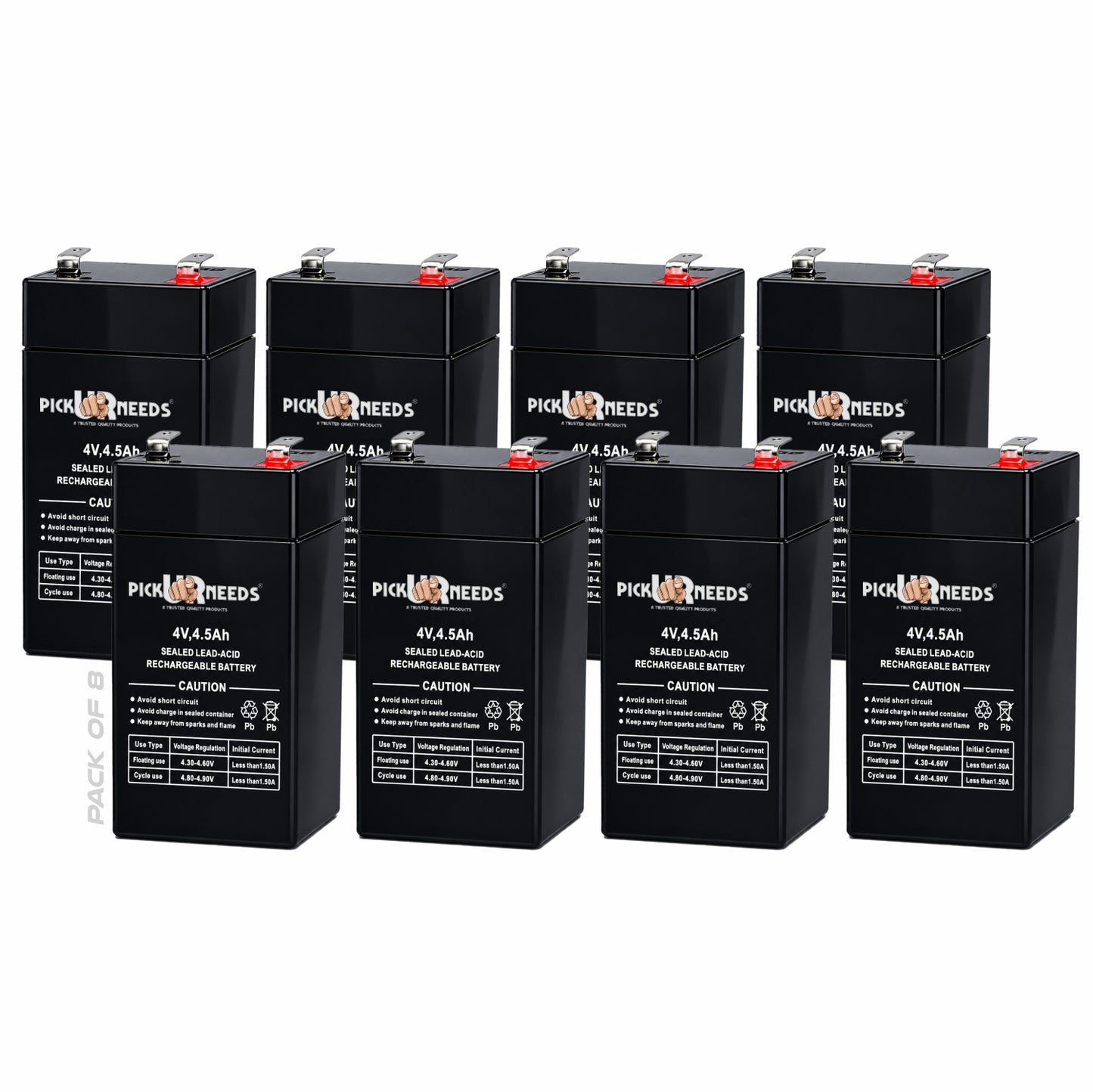Pick Ur Needs 4500mAH Emergency Light Rechargeable Lead Acid   Battery