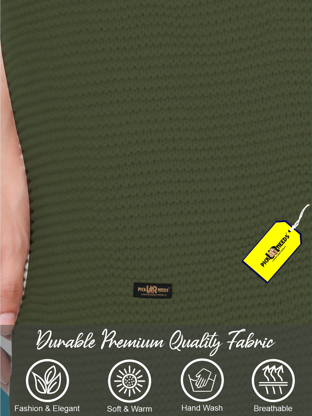 Pick Ur Needs Premium Knitted Winter Shawl/Stole for Women | Soft & Warm Woolen Wrap | Multipurpose Muffler,Shrug & Scarf