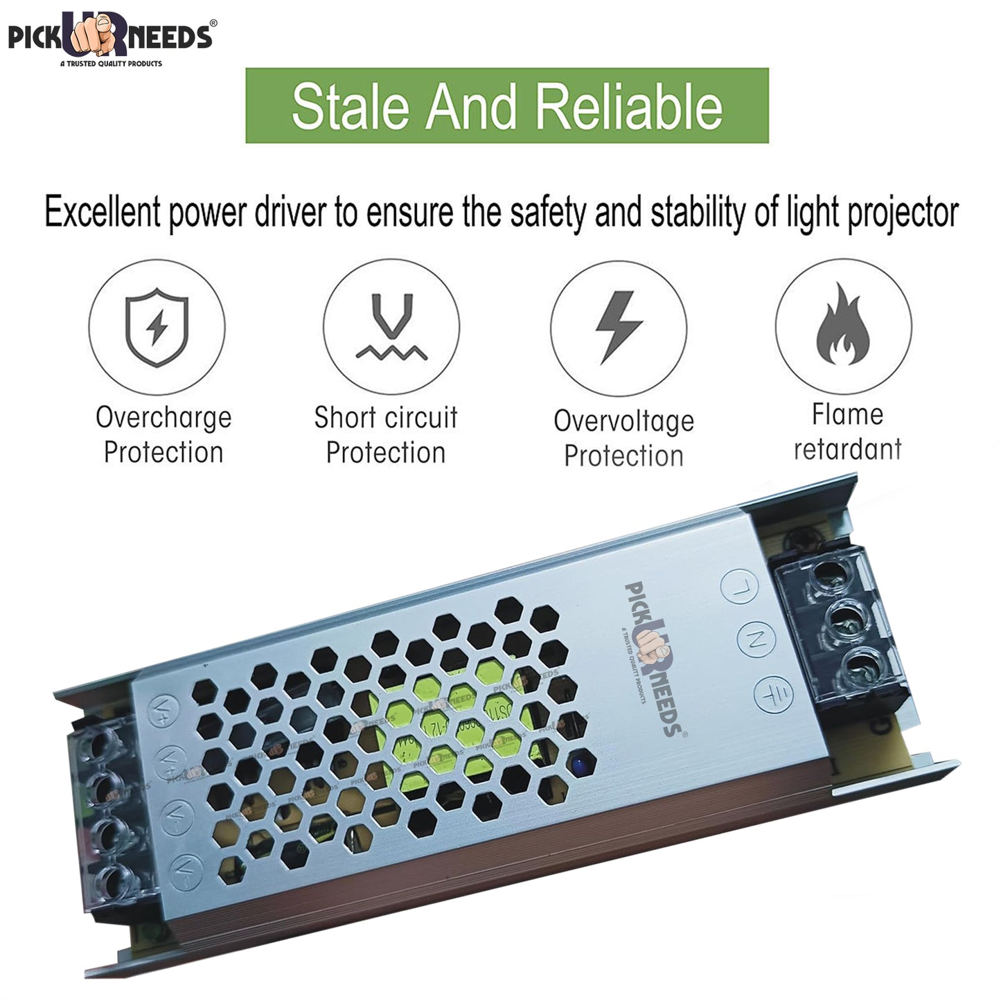 Pick Ur Needs LED Driver 12V 10A Led Power Supply Transformer Ultra Thin and Slim Dustproof LED Driver