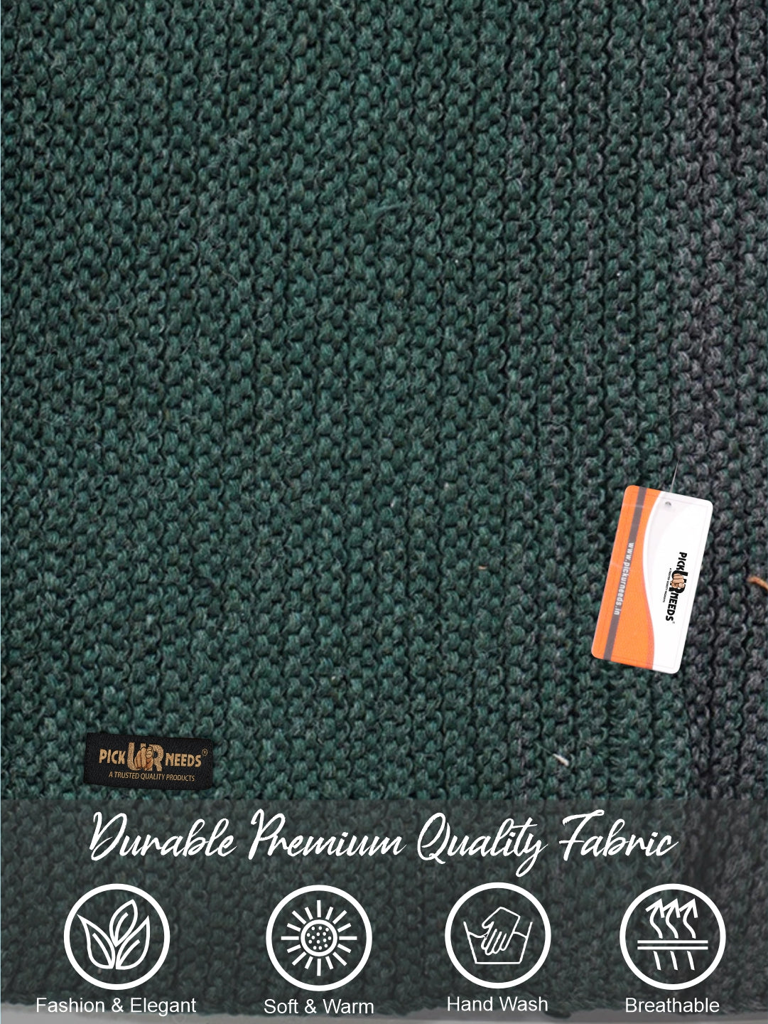 Pick Ur Needs Premium Knitted Winter Scarf for Women – Soft, Warm & Stylish Dual-Tone Muffler Stole