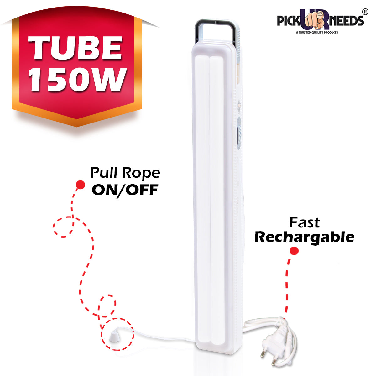Pick Ur Needs Rechargeable Home Delight Rechargeable Long Tube 15 hrs Lantern Emergency Light