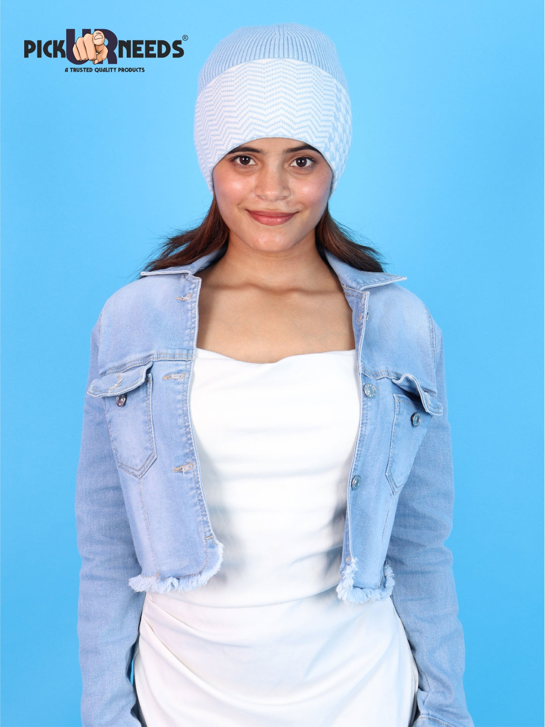 Pick Ur Needs Winter Cuff Beanie Cap – Double-Layered Warm Winter Hat