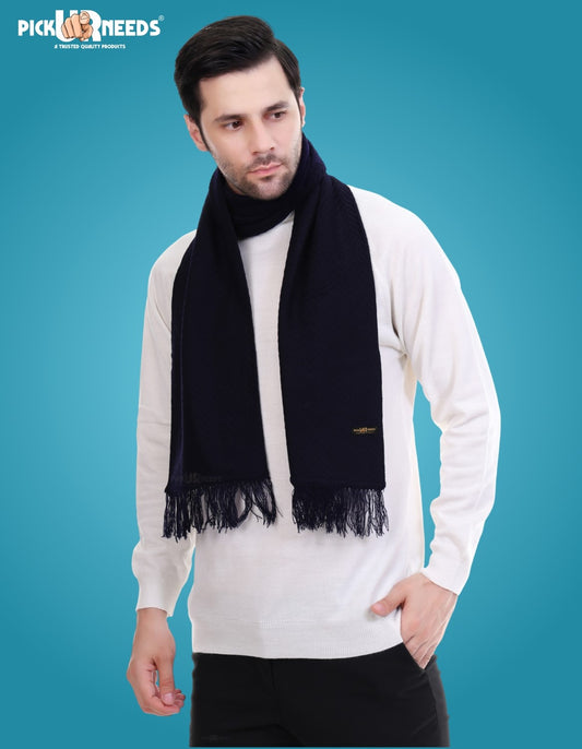 Pick Ur Needs Stylish Men’s Muffler – Warm, Soft & Trendy Winter Accessory