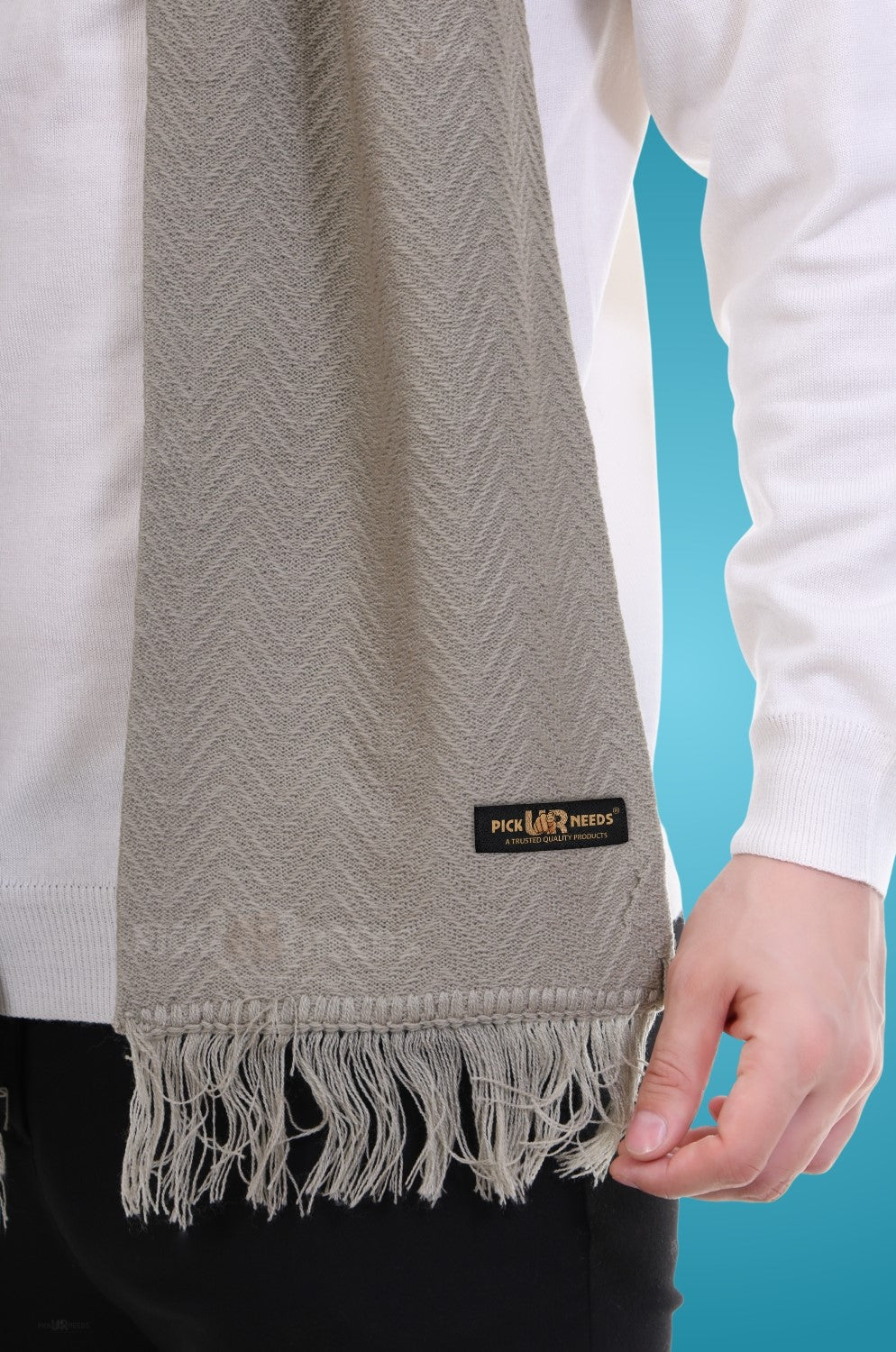 Pick Ur Needs Stylish Men’s Muffler – Warm, Soft & Trendy Winter Accessory