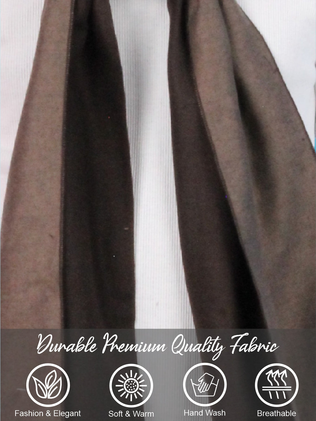 Pick Ur Needs Reversible Winter Muffler for Men Dual-Color Soft Woolen Scarf Warm, Stylish & Lightweight Muffler for Casual, Office & Outdoor Wear