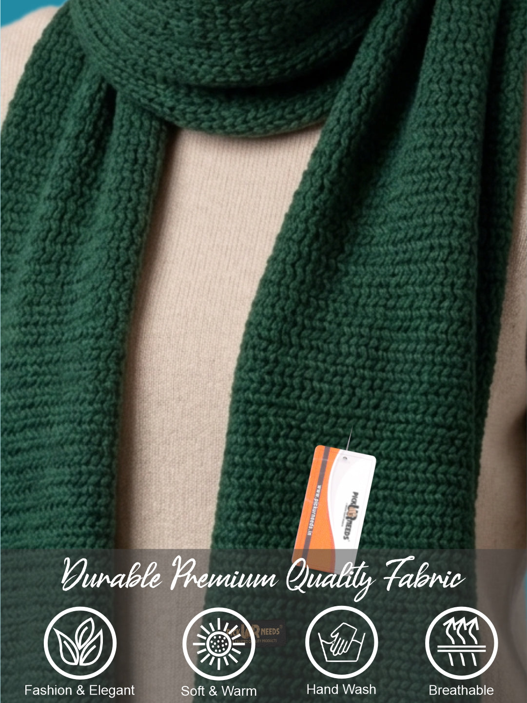 Pick Ur Needs Women's Knit Shawl Wrap with Border Soft, Warm & Lightweight Winter Stole Elegant Tan Bordered Scarf for Girls
