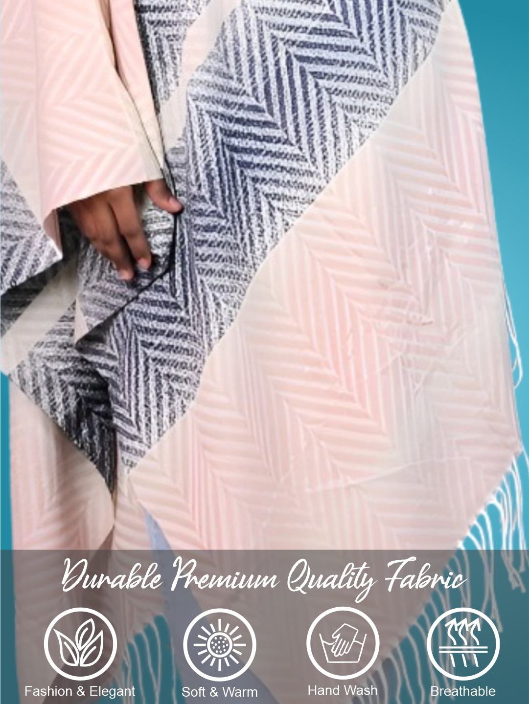 Pick Ur Needs Women's Designer Shawl Cozy Winter Wrap Soft Lightweight Shawl for Office & Travel