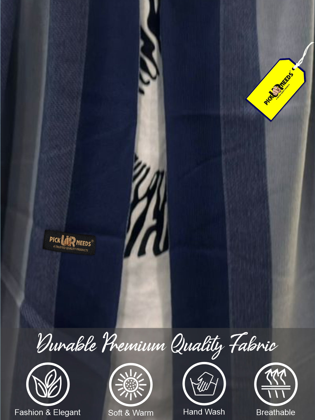 Pick Ur Needs Men’s Premium Winter Wool Muffler – Soft & Warm Knitted Scarf for Casual, Office & Travel Stylish Stripe Design