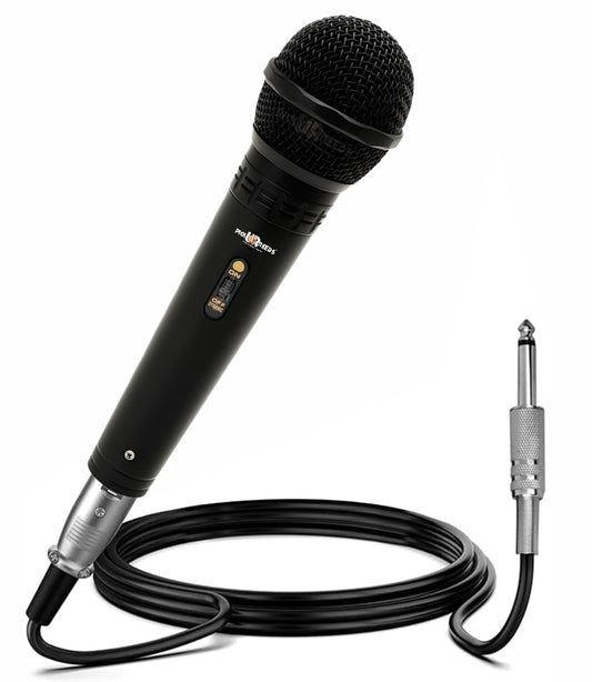 Pick Ur Needs Professional Dynamic Microphone – Wired Cardioid Mic, All-Metal Body- Corded Mic Microphone