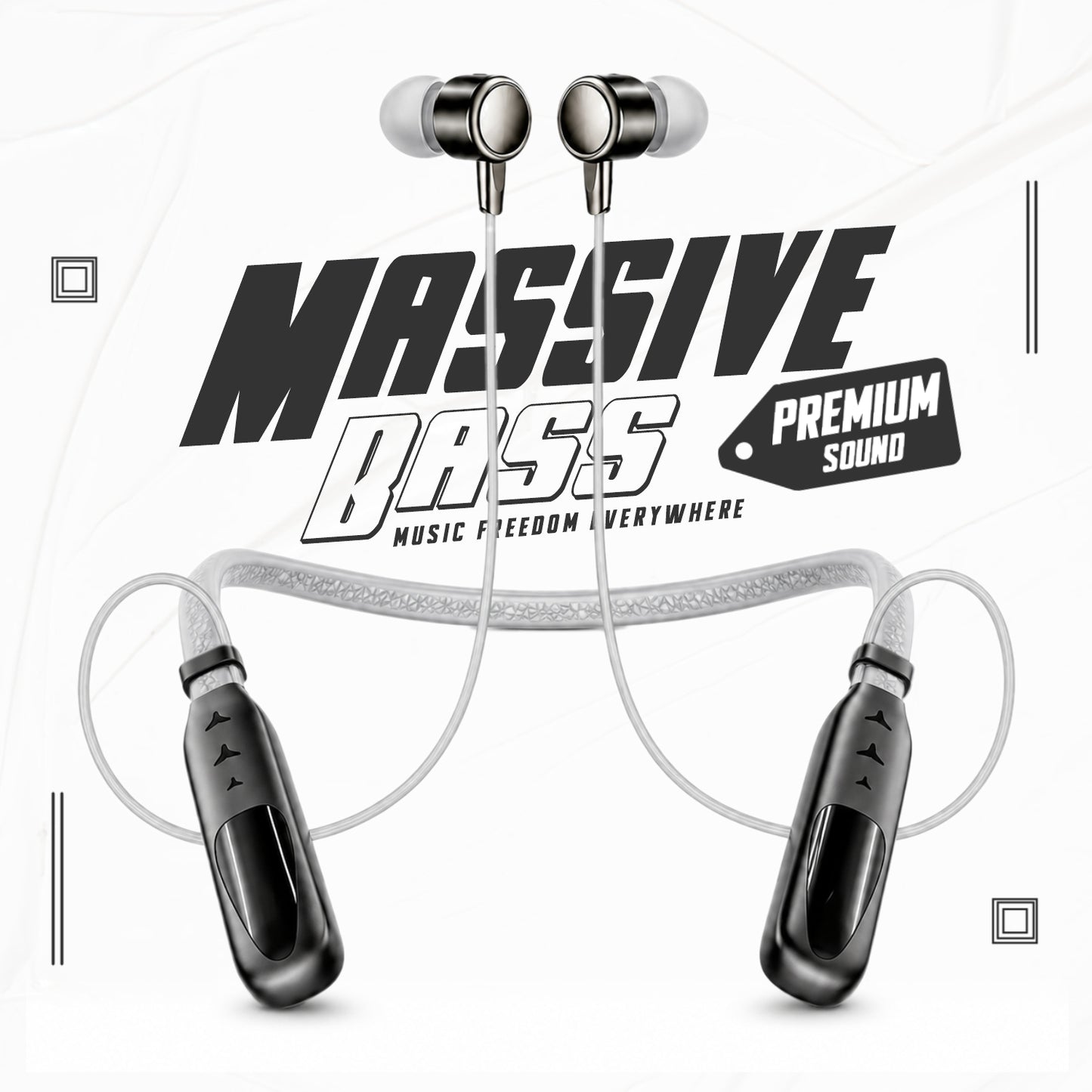 Best Wireless Neckband Headphones for Music & Calling – Lightweight Design