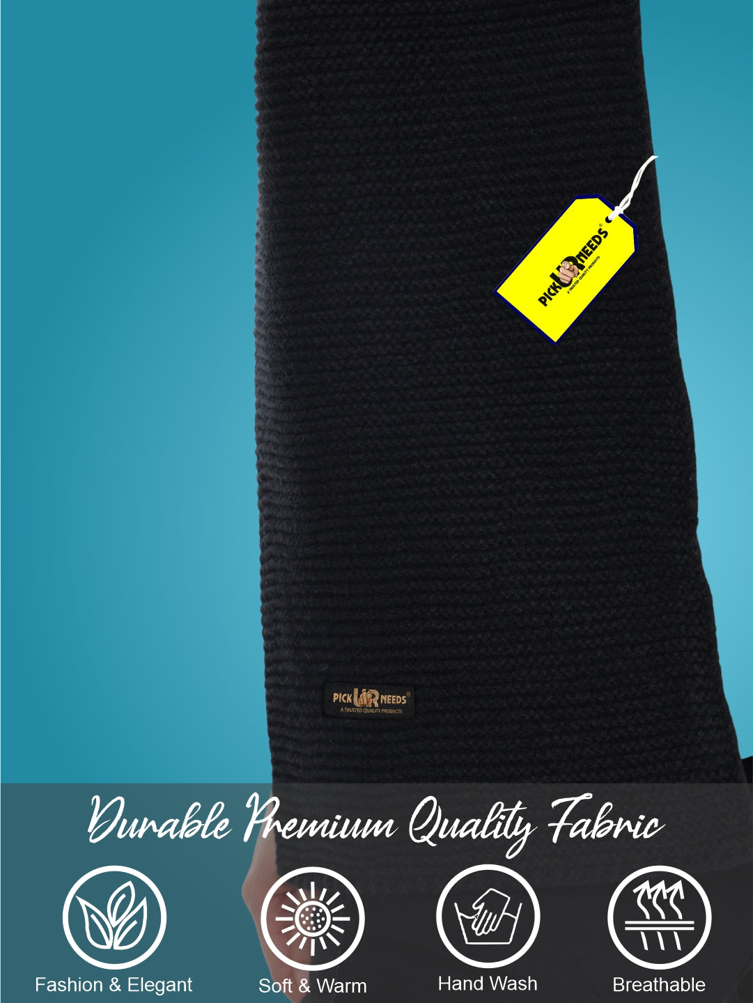 Pick Ur Needs Premium Knitted Winter Shawl/Stole for Women | Soft & Warm Woolen Wrap | Multipurpose Muffler,Shrug & Scarf