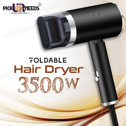 Pick Ur Needs Professional Foldable Stylish Hot And Cold Hair Dryer With Over Heat Protection For Men & Women