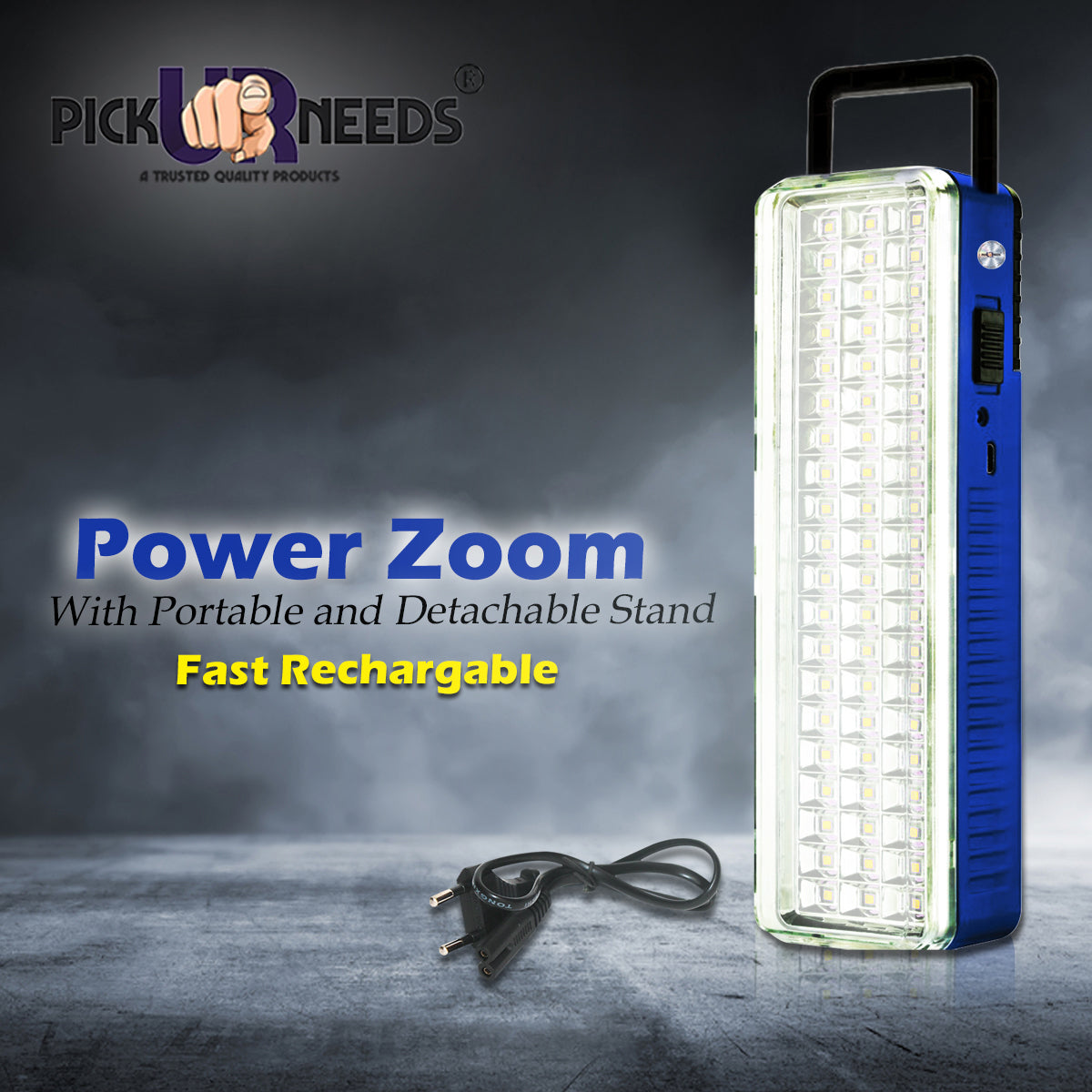 Pick Ur Needs High Quality 60 SMD LED Light with Android Charging Rechargeable Emergency Light