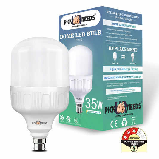 Pick Ur Needs 35 Watt High Brightness Bulb With 50 SMD LED B22 D AC Bulb 0 hrs Bulb Emergency Light  (White)
