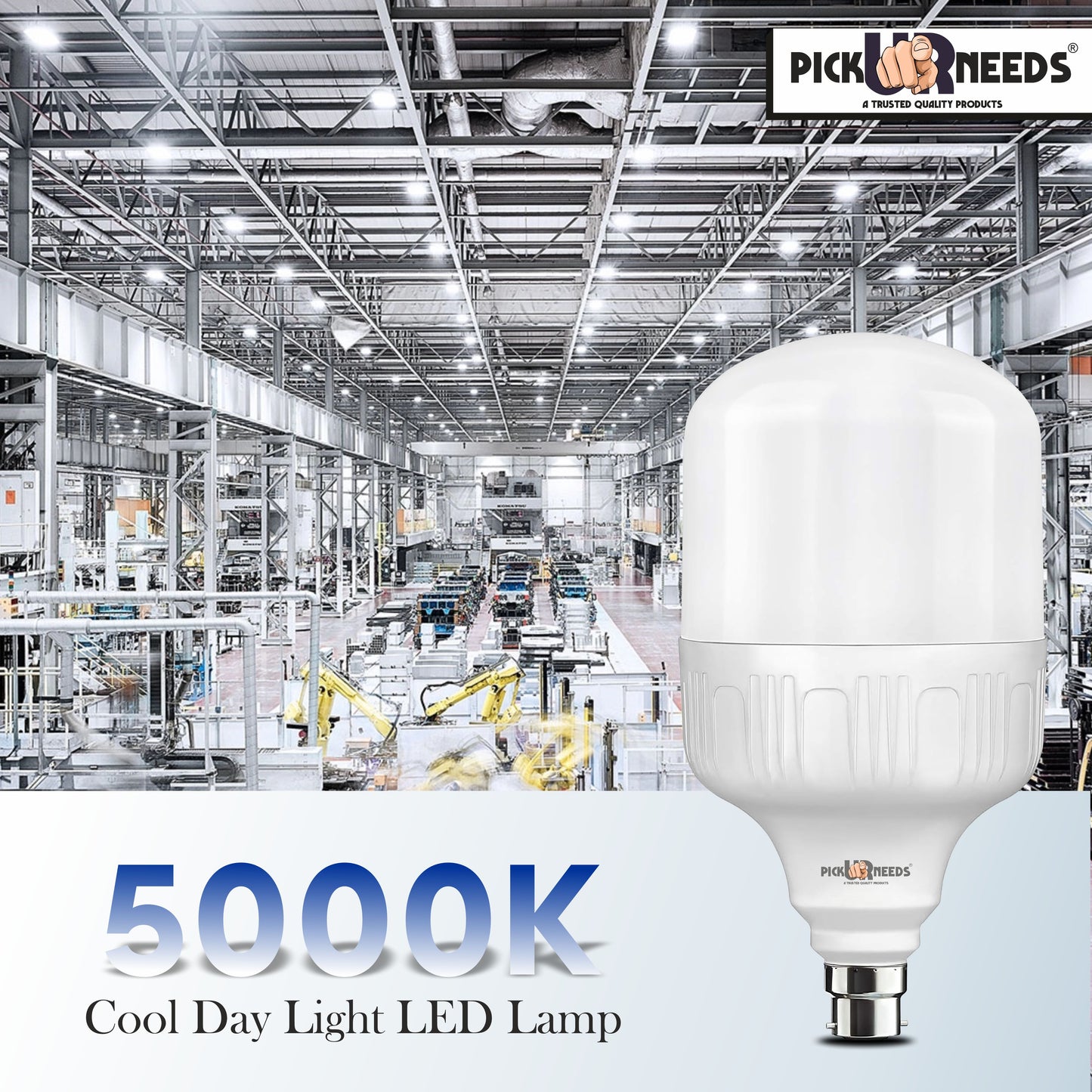 Pick Ur Needs 35 Watt High Brightness Bulb With 50 SMD LED B22 D AC Bulb 0 hrs Bulb Emergency Light  (White) pack of 2