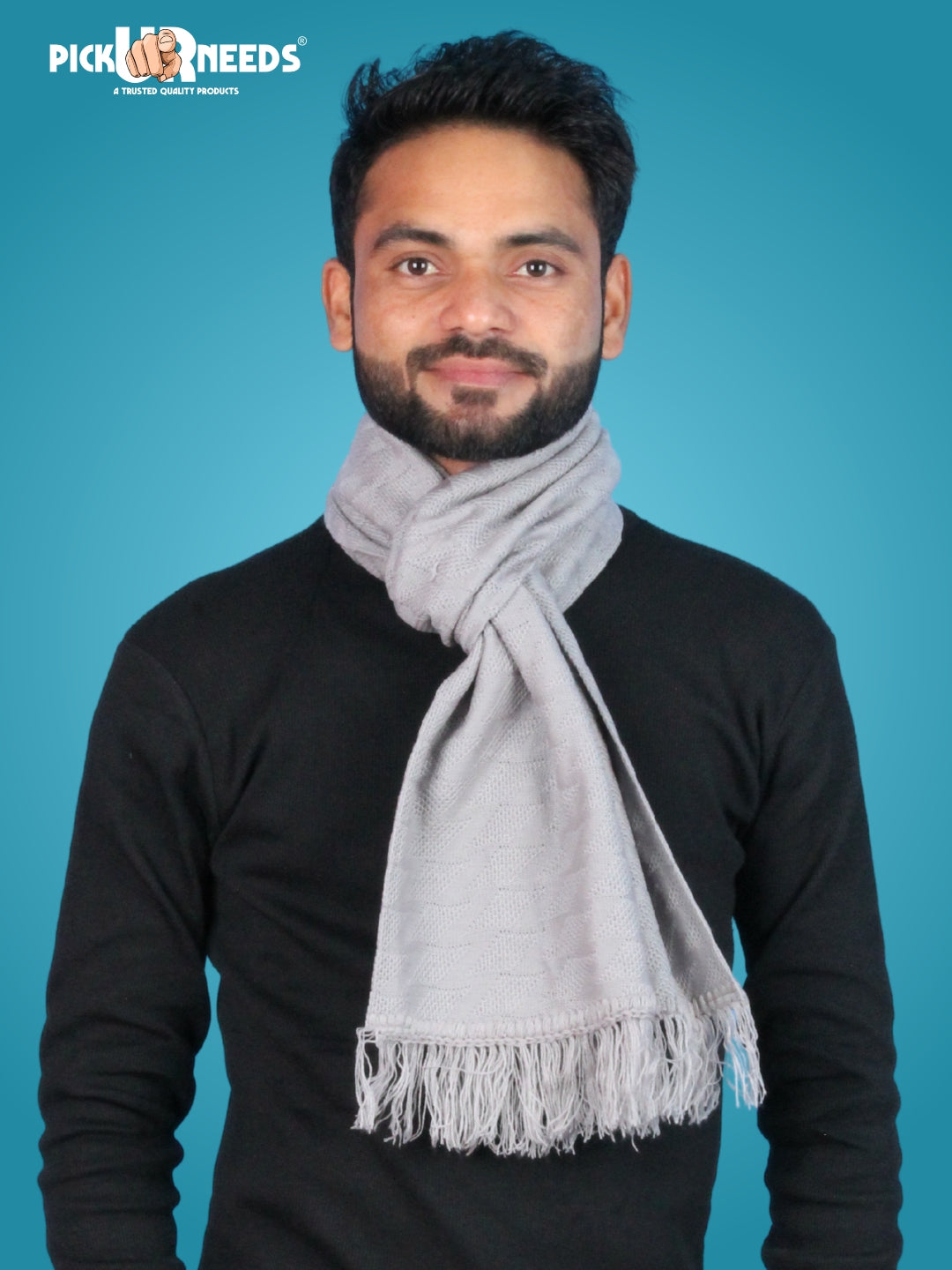 Pick Ur Needs Men’s Winter Muffler Soft Warm Woolen Scarf for Men Stylish Muffler for Office, Casual & Travel