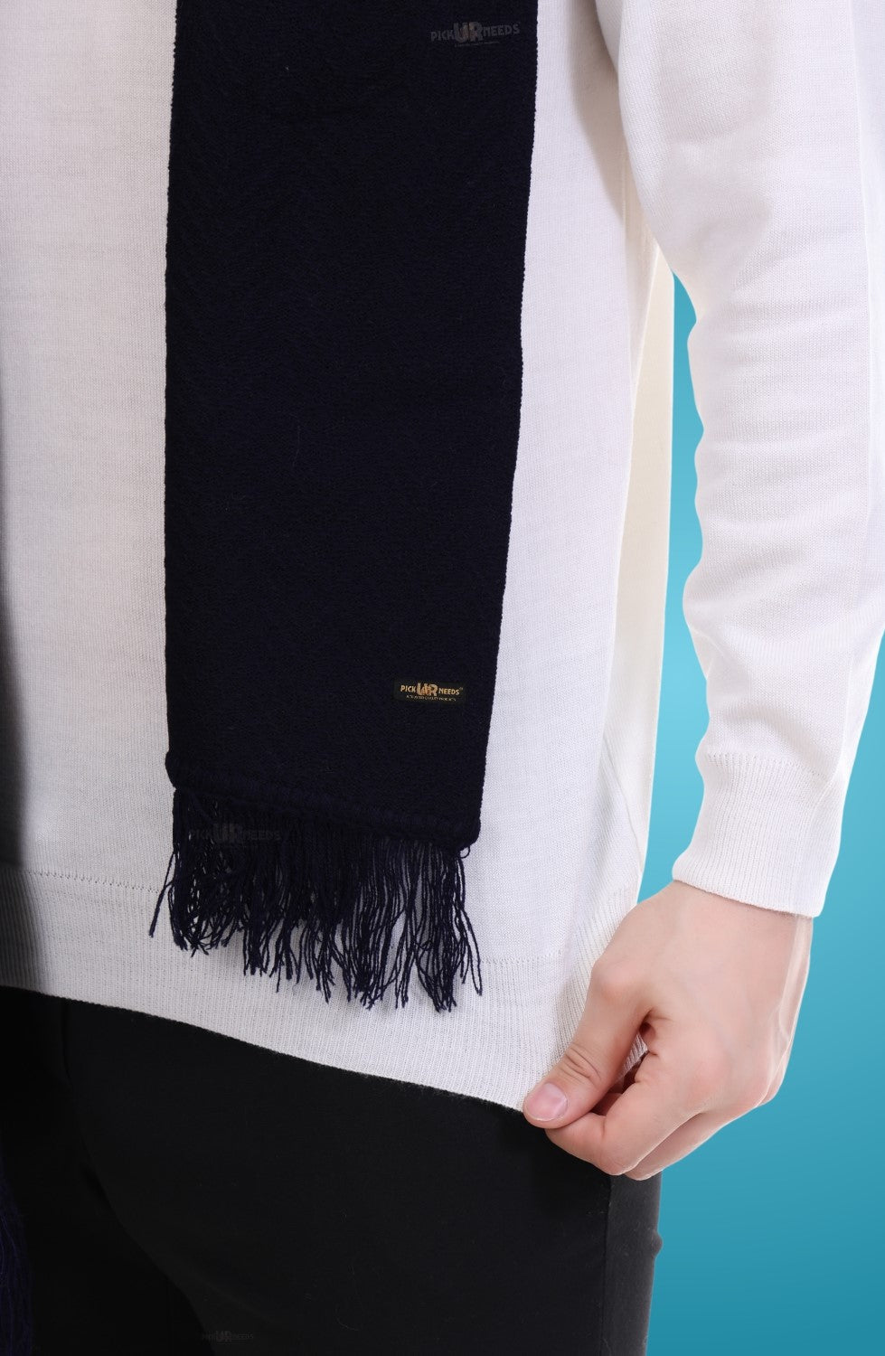 Pick Ur Needs Stylish Men’s Muffler – Warm, Soft & Trendy Winter Accessory