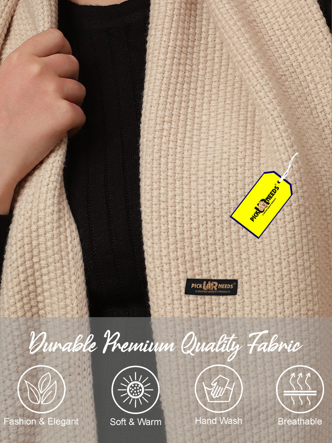 Pick Ur Needs Self Design Women Muffler