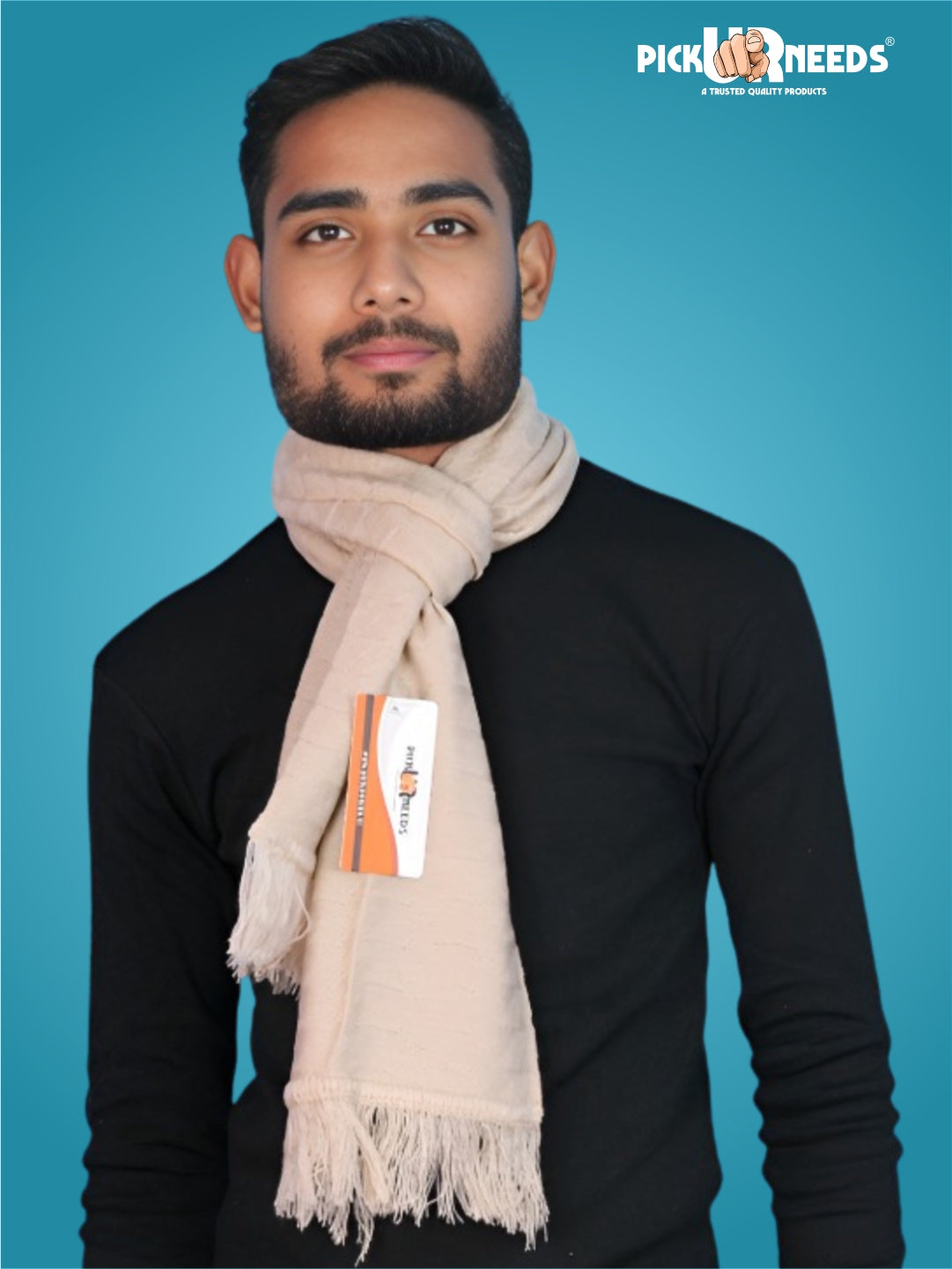 Pick Ur Needs Men’s Winter Muffler Soft Warm Woolen Scarf for Men Stylish Muffler for Office, Casual & Travel