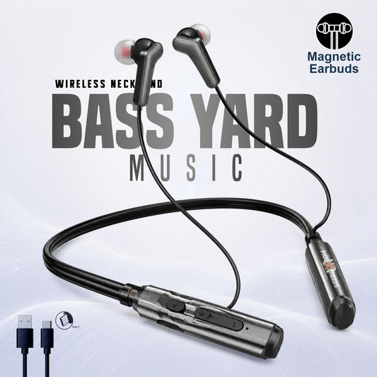 Bluetooth Neckband Earbuds with Strong Battery Backup & Comfortable Fit