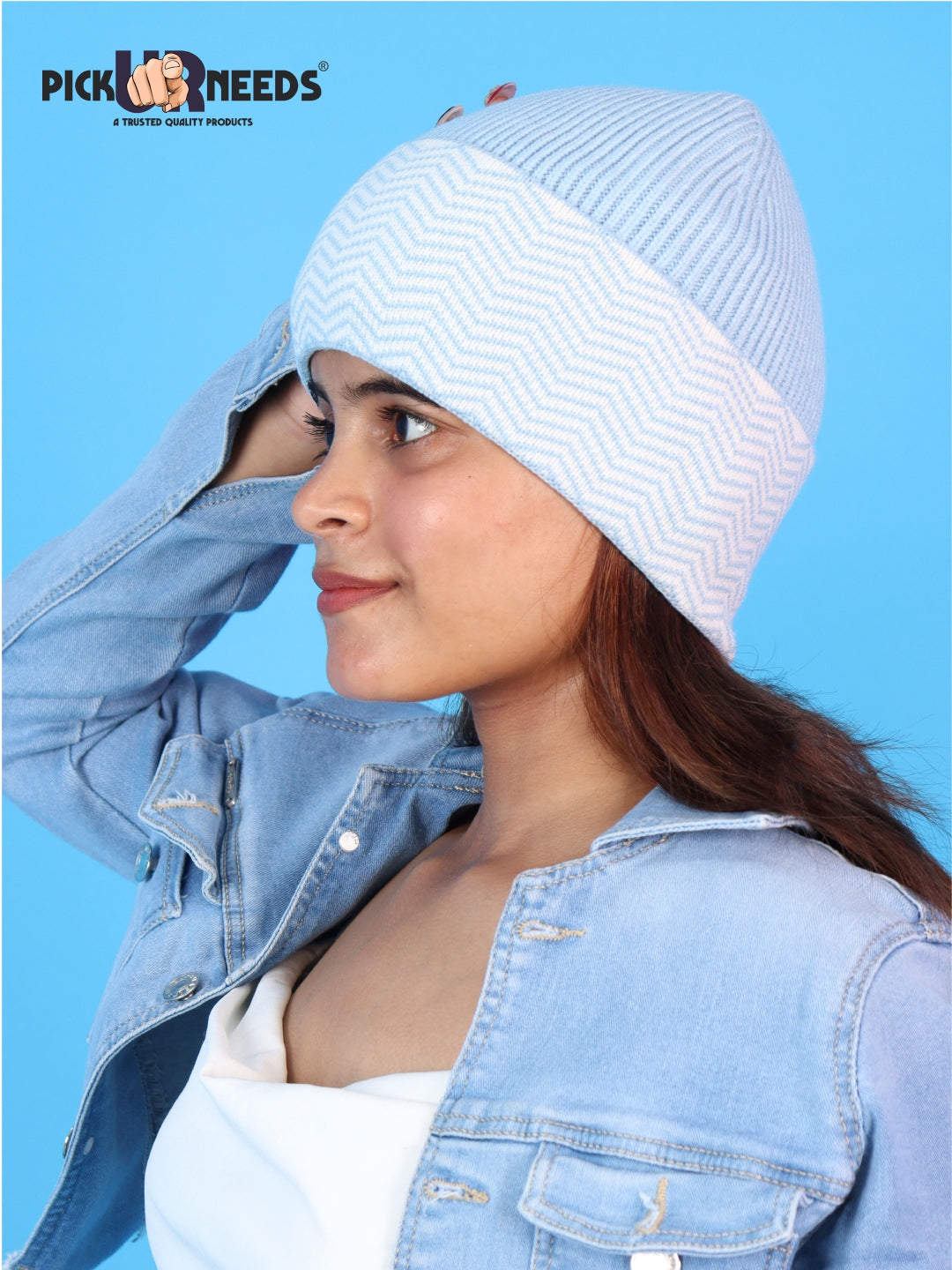 Pick Ur Needs Winter Cuff Beanie Cap – Double-Layered Warm Winter Hat
