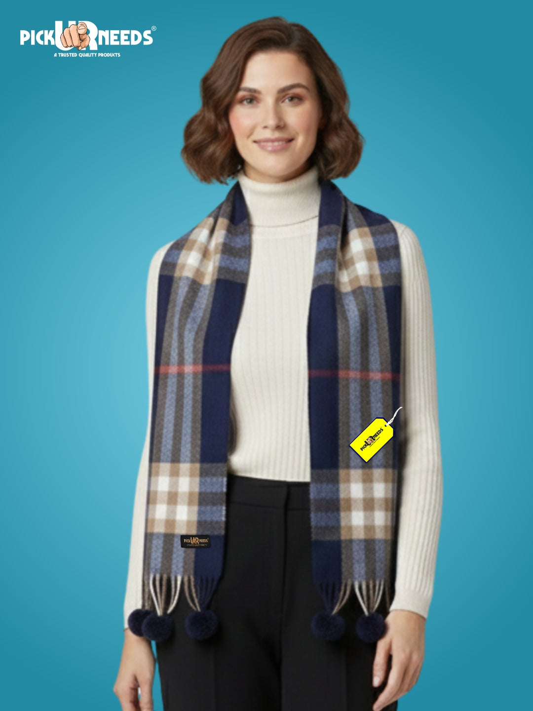 Pick Ur Needs Geometric Print Women Muffler