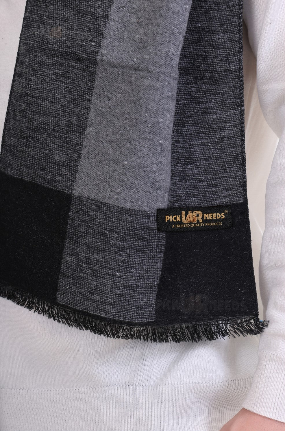 Pick Ur Needs Stylish Men’s Muffler – Warm, Soft & Trendy Winter Accessory