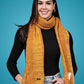 Pick Ur Needs Women’s Knitted Winter Scarf – Soft, Warm & Stylish Casual Long Muffler Stole for Girls