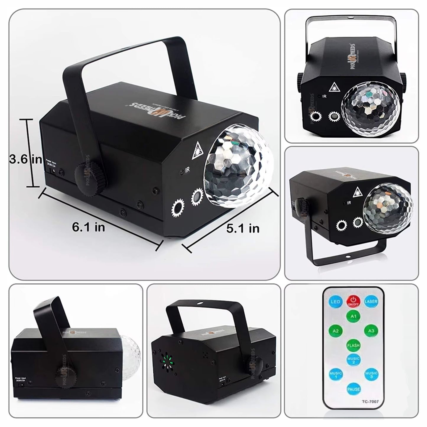 Pick Ur Needs 1 LEDs 20.5 m Multicolor Color Changing Disco Rice Lights