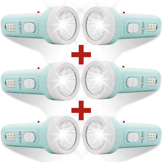 Pick Ur Needs 2 In 1 Rechargeable 25W Mini Torch/Emergency Search Light Pack of 6 4 hrs Torch Emergency Light
