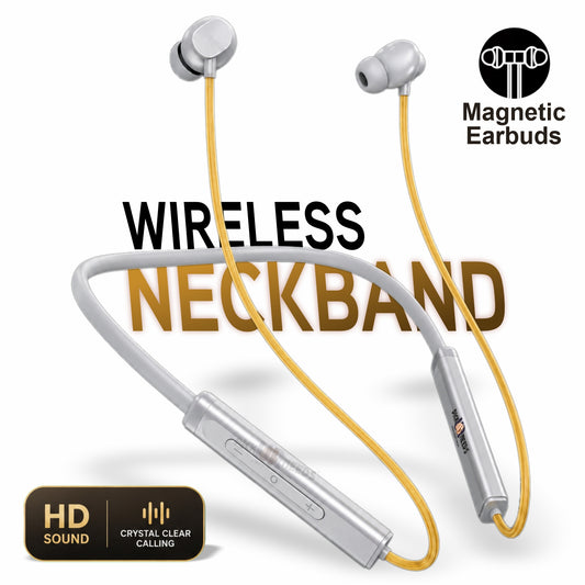 Premium Wireless Bluetooth Neckband Earbuds with HD Sound & Comfortable Fit