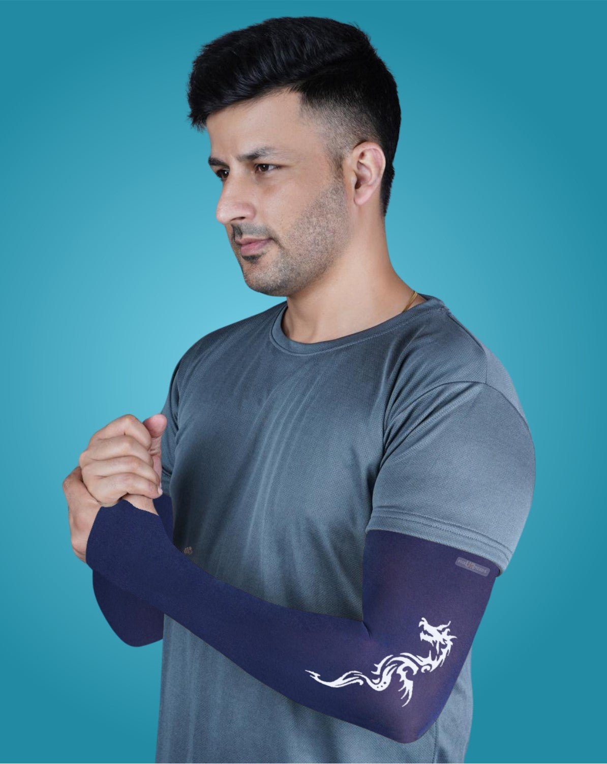 Pick Ur Needs Arm Sleeves for Sun Protection UV Cooling Sleeves for Men & Women for Outdoor Work, Sports, Running, Tattoo Dragon Cover