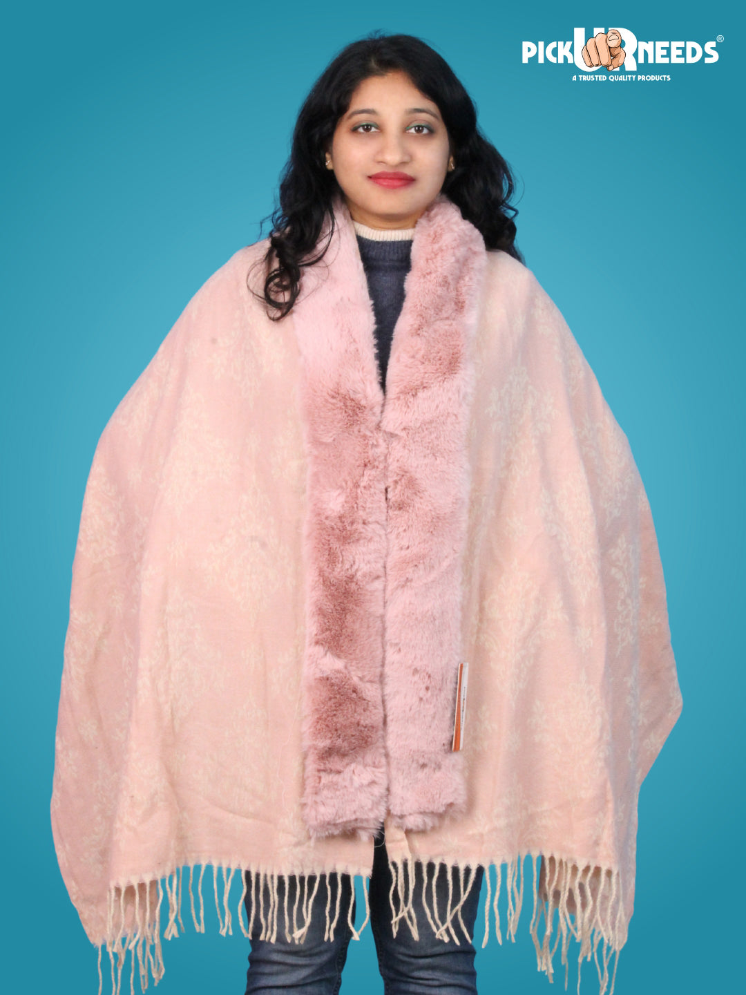 Pick Ur Needs Pashmina Self Design Women Shawl