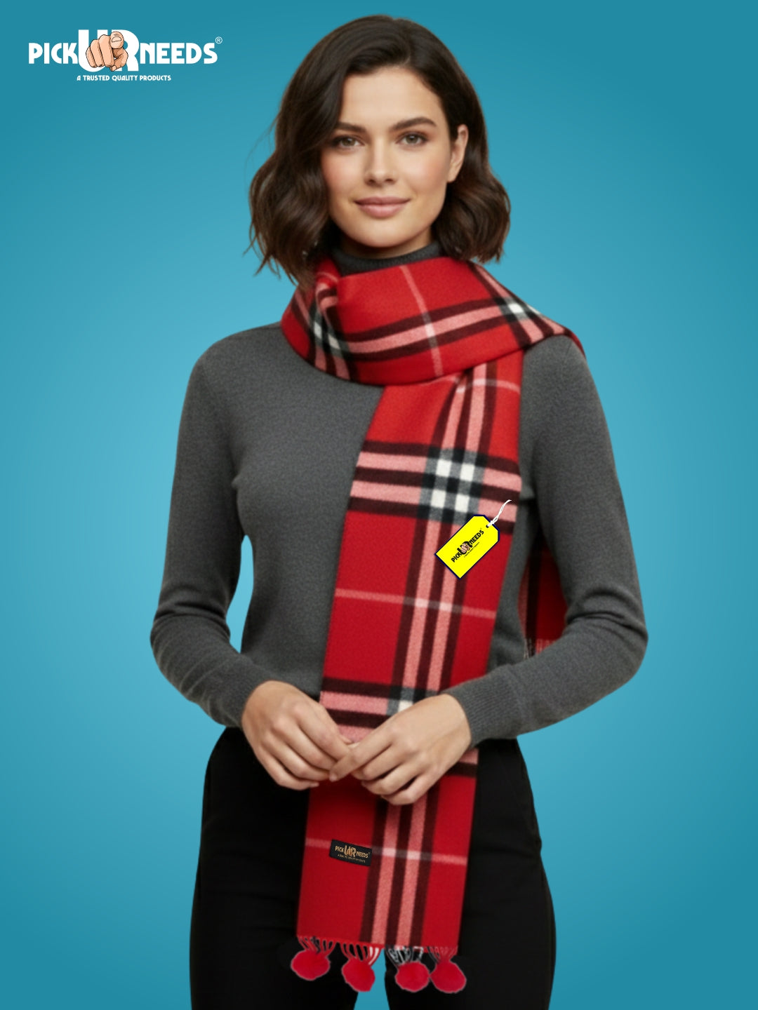 Pick Ur Needs Geometric Print Women Muffler