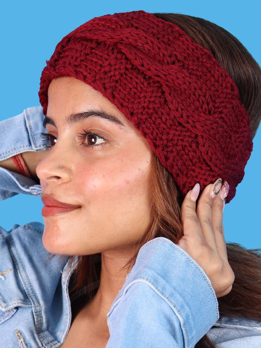 Pick Ur Needs Women & Girls Winter Earmuff Headband Kanpatti Soft Warm Ear Cover
