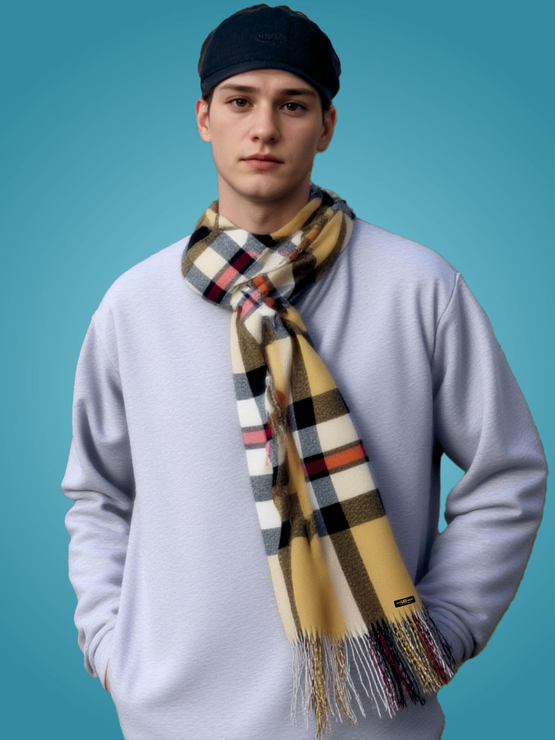 Pick Ur Needs Stylish Mens Muffler  Warm, Soft & Trendy Wint