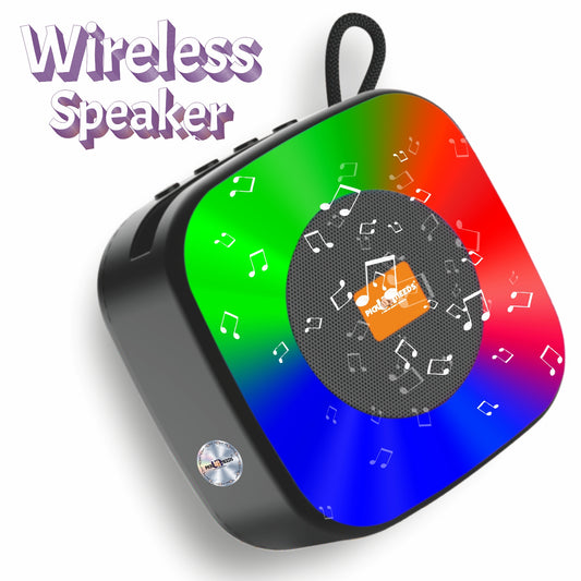 Pick Ur Needs Rechargable Portable Wireless 6.5W Bluetooth Speaker USB&TF Support , 4Hoursplay with Google Assistant Smart Speaker  (Black)