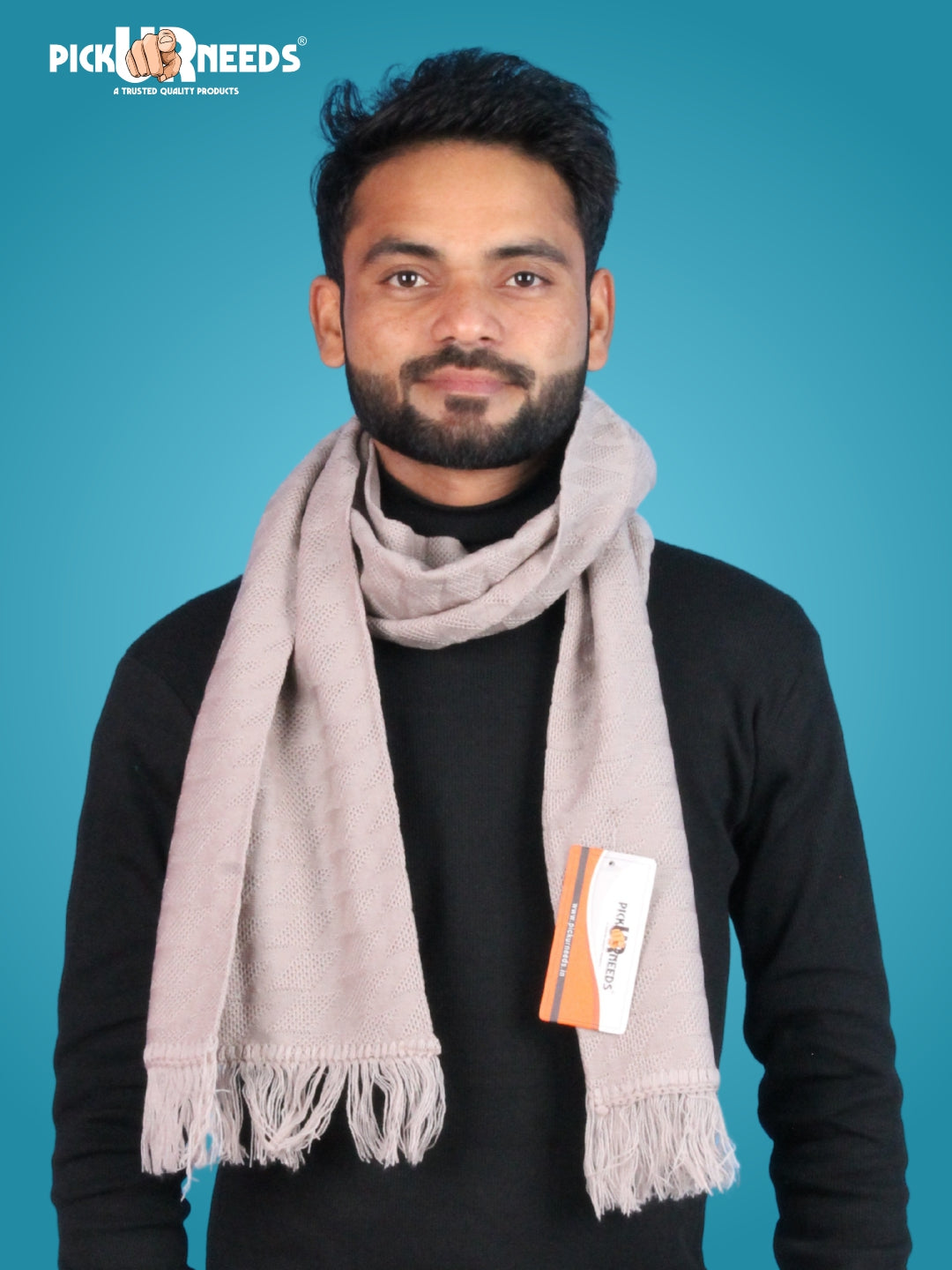 Pick Ur Needs Men’s Winter Muffler Soft Warm Woolen Scarf for Men Stylish Muffler for Office, Casual & Travel