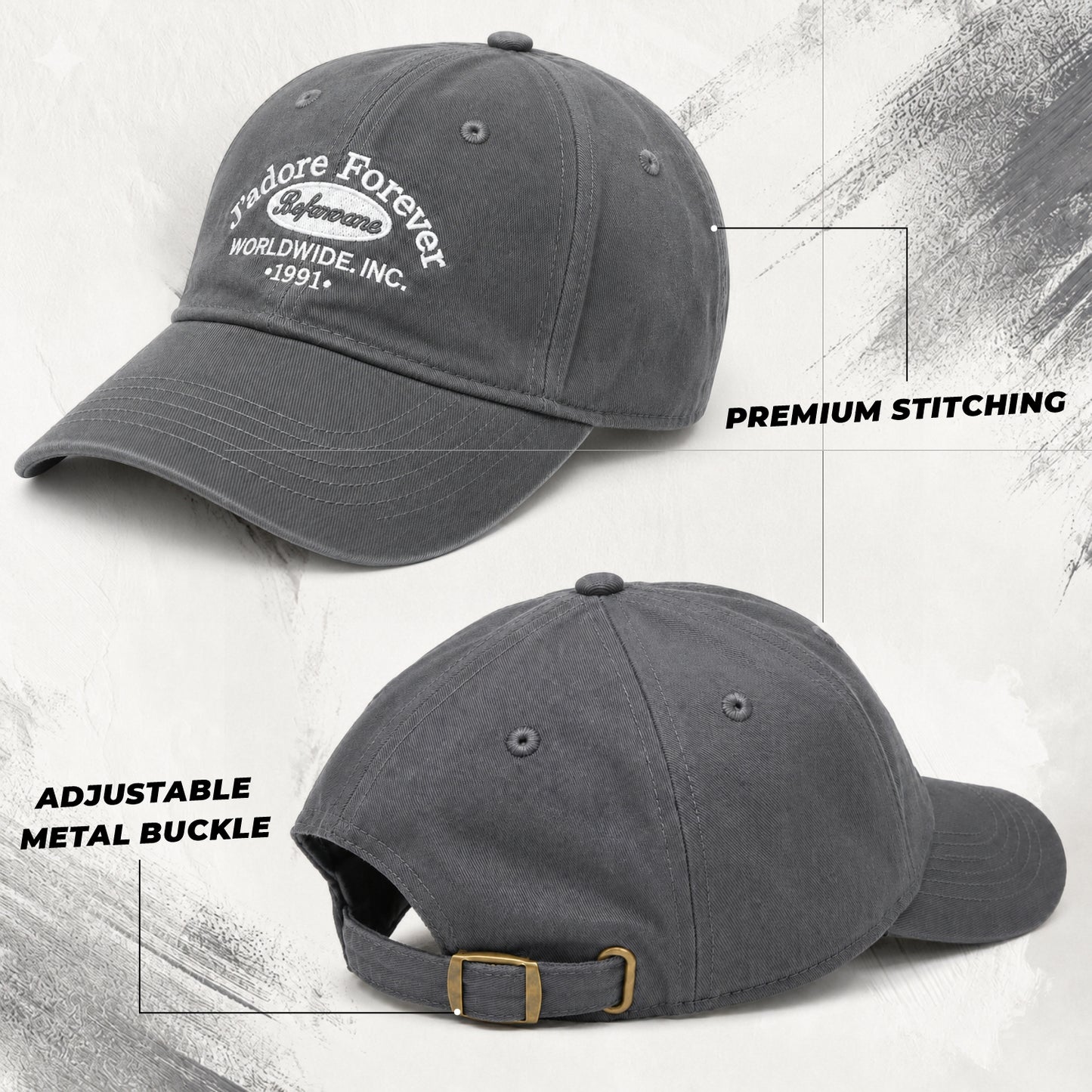 Pick Ur Needs Casual Fashion Forever Baseball Cap – Premium Cotton Adjustable for Men & Women