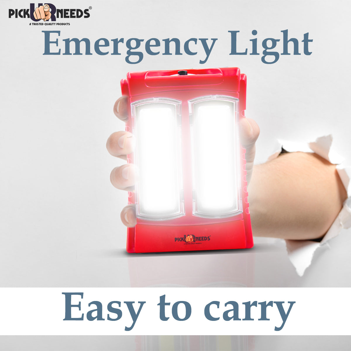 Pick Ur Needs Rechargeable Mini Emergency Lantern LED 2 Tube Light With 6 hrs Lantern Emergency Light