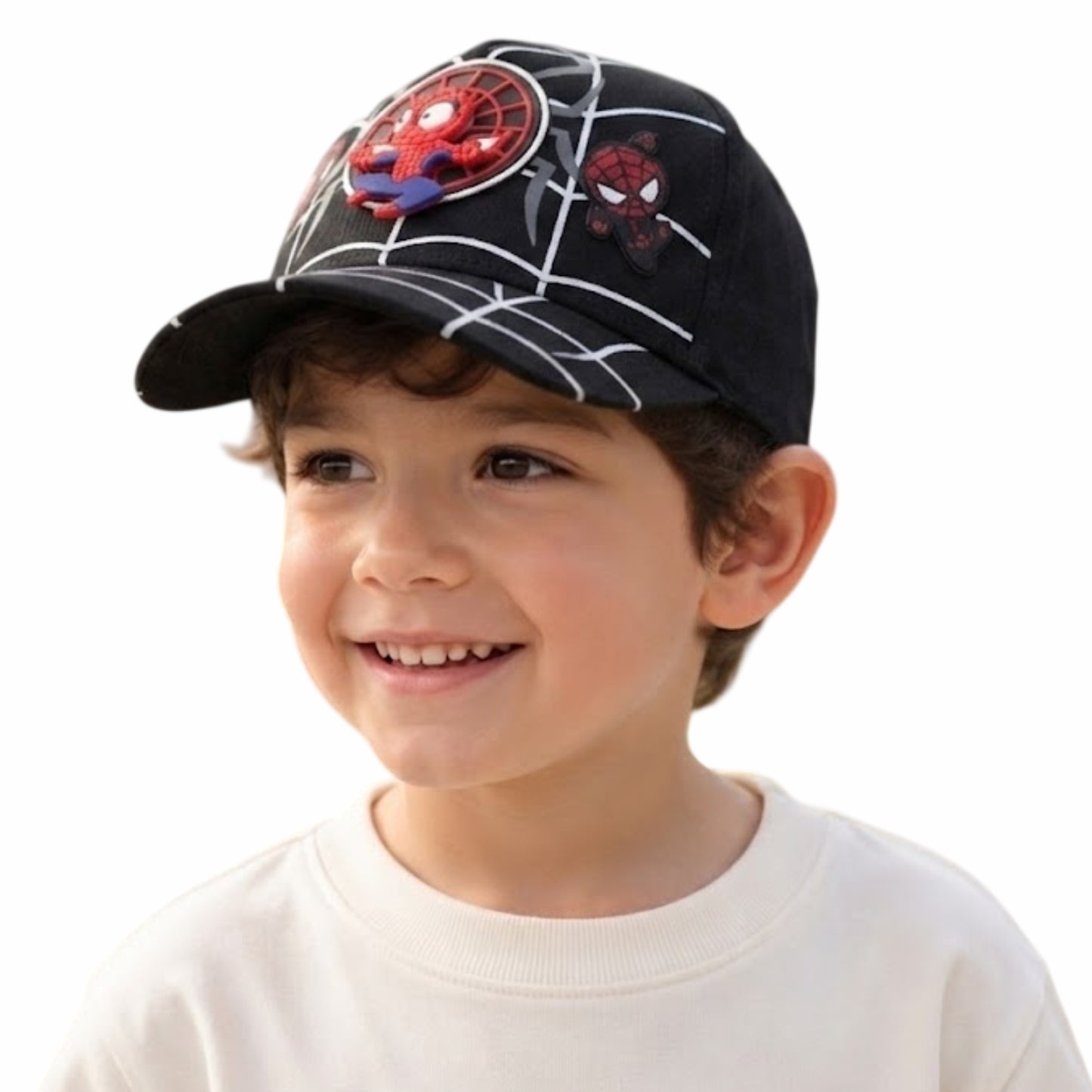Pick Ur Needs Kids Spider Design Baseball Cap for Boys & Girls Adjustable Strap Summer Sun Protection Hat
