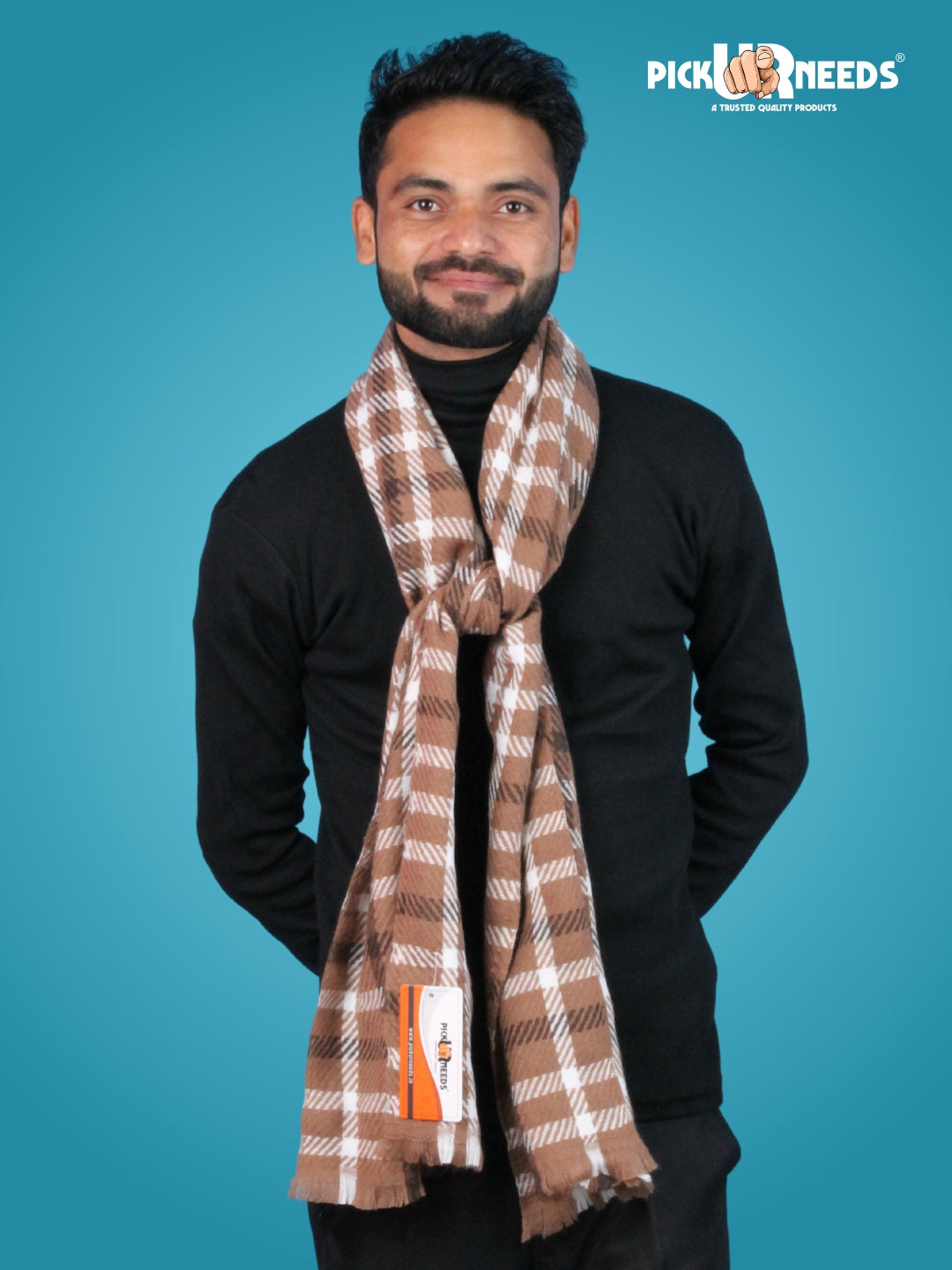 Pick Ur Needs Checkered Men Muffler