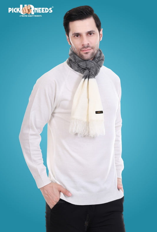 Pick Ur Needs Stylish Men’s Muffler – Warm, Soft & Trendy Winter Accessory
