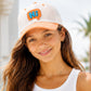 Pick Ur Needs Teenager Stylish Mesh Cap Lightweight Breathable Baseball Hat with “Hi” Embroidery Sun Protection Adjustable Snapback Cap for Boys & Girls