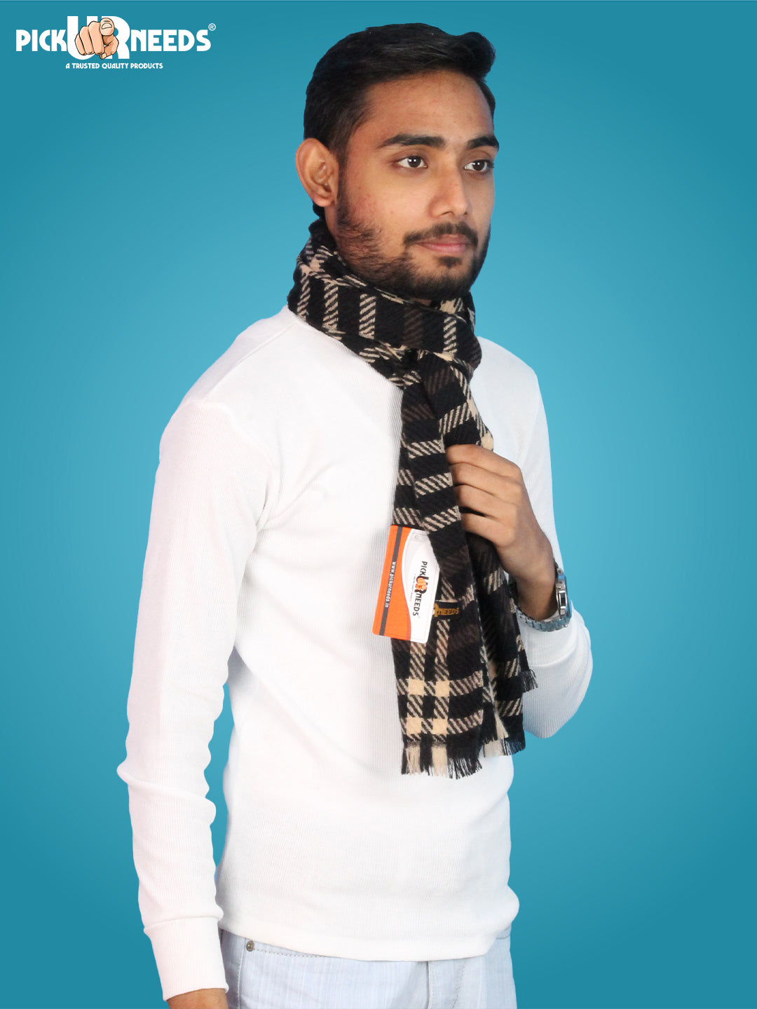 Pick Ur Needs Checkered Men Muffler