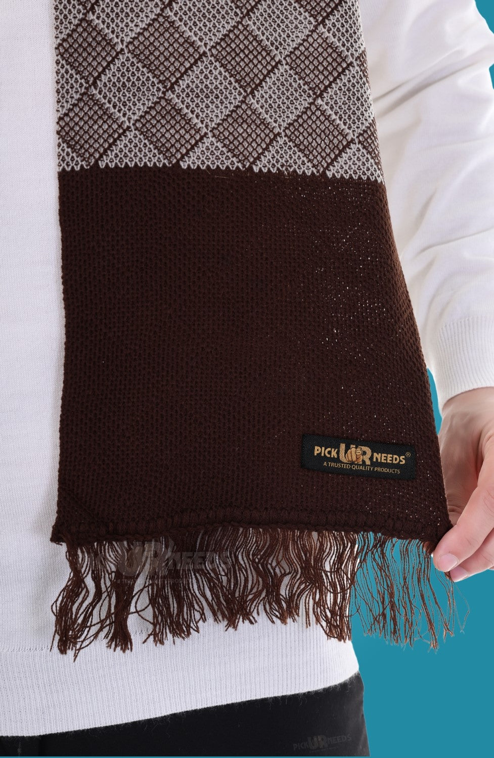 Pick Ur Needs Stylish Men’s Muffler – Warm, Soft & Trendy Winter Accessory